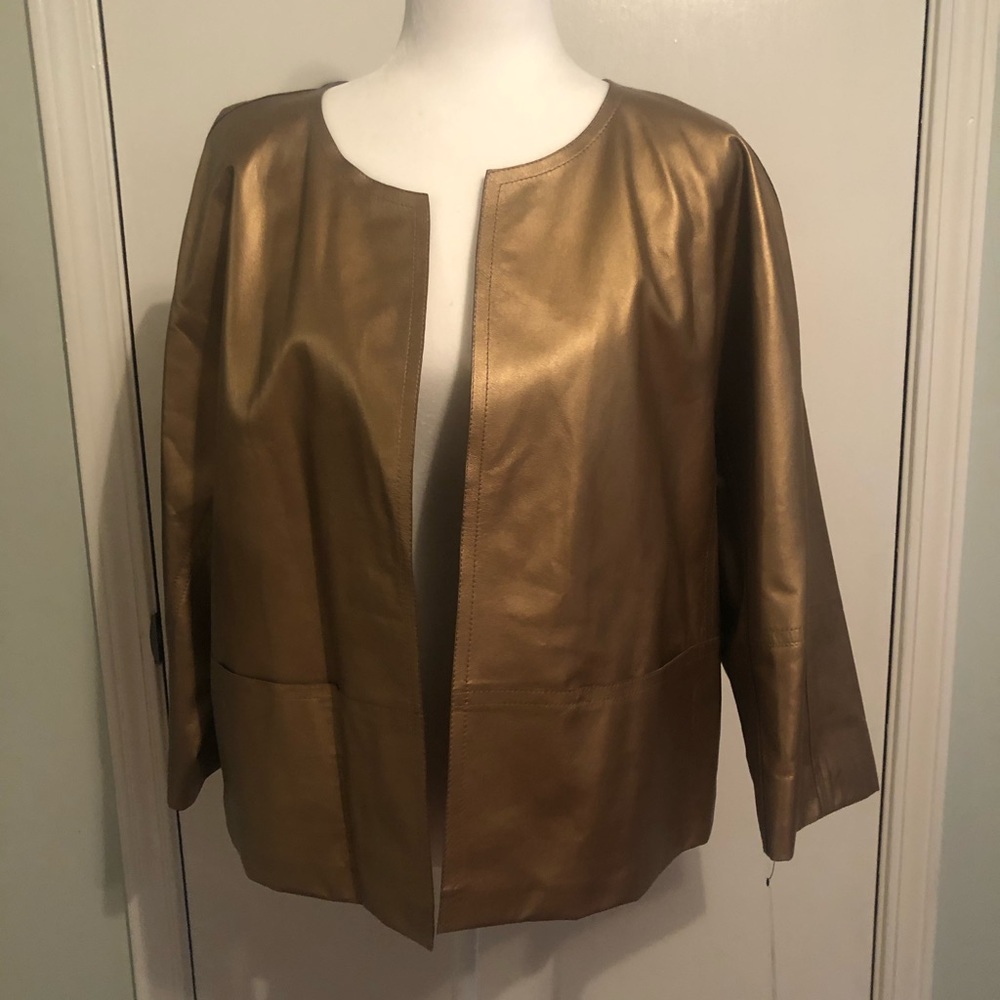 Lafayette 148 Lambs leather jacket